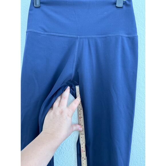 NWOT Women's Soft Navy Blue High Waist Leggings Large - Picture 6 of 8